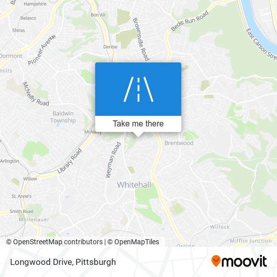 Longwood Drive map