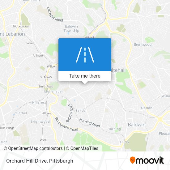 Mapa de Orchard Hill Drive