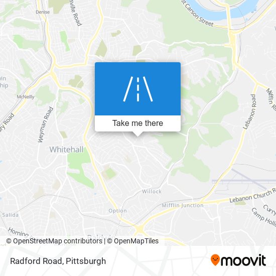 Mapa de Radford Road