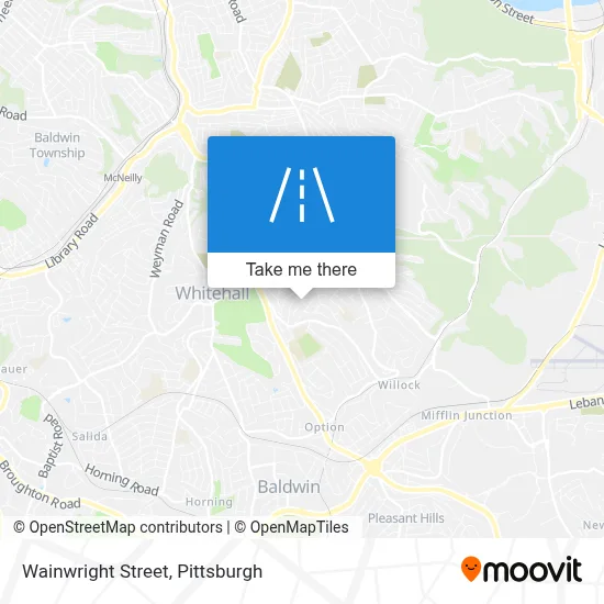 Wainwright Street map