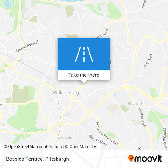 Bessica Terrace map