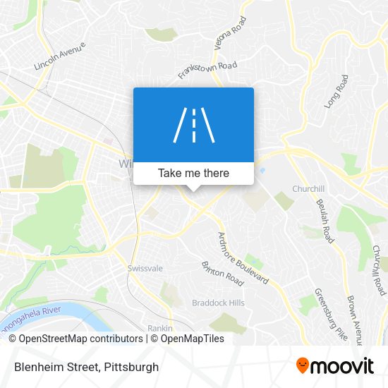 Mapa de Blenheim Street