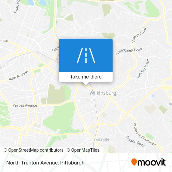 North Trenton Avenue map