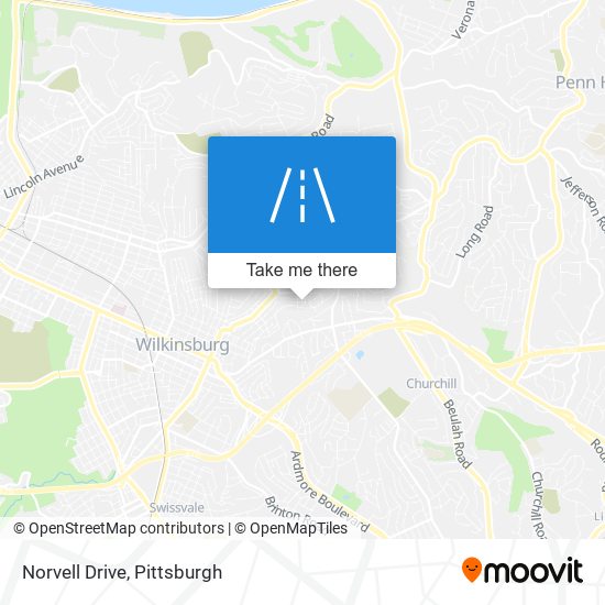 Norvell Drive map