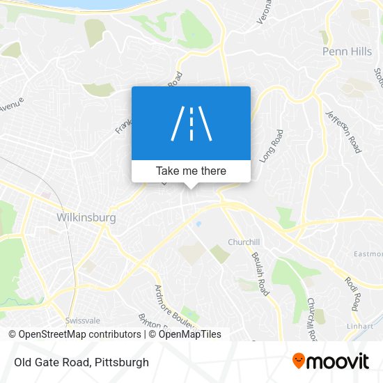 Mapa de Old Gate Road