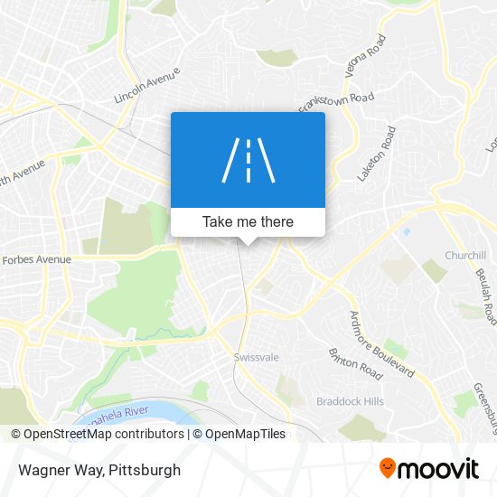 Wagner Way map