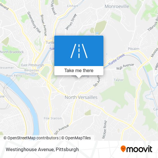 Mapa de Westinghouse Avenue