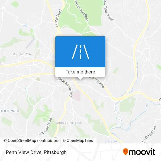 Penn View Drive map