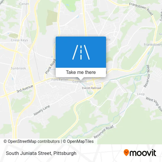 Mapa de South Juniata Street