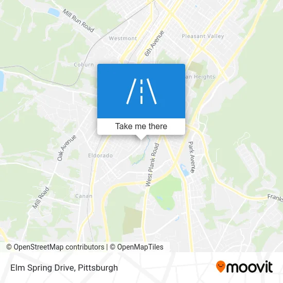Elm Spring Drive map