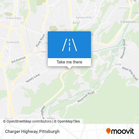 Charger Highway map