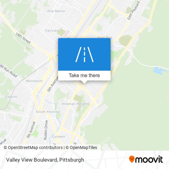 Mapa de Valley View Boulevard