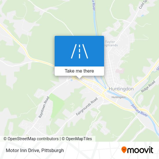 Motor Inn Drive map