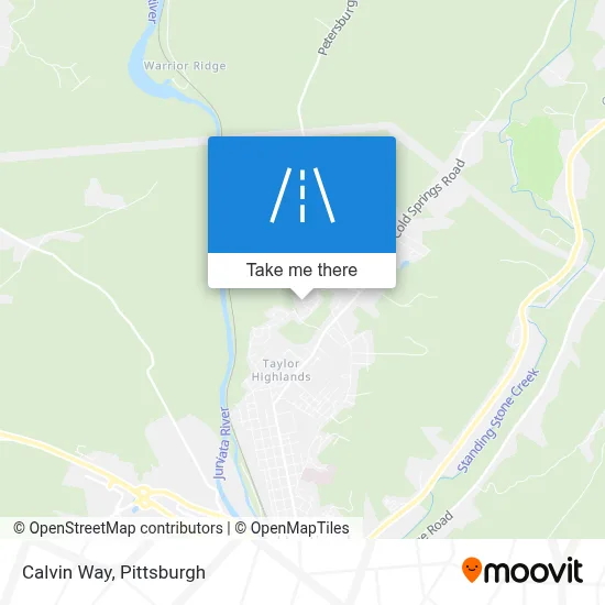 Calvin Way map