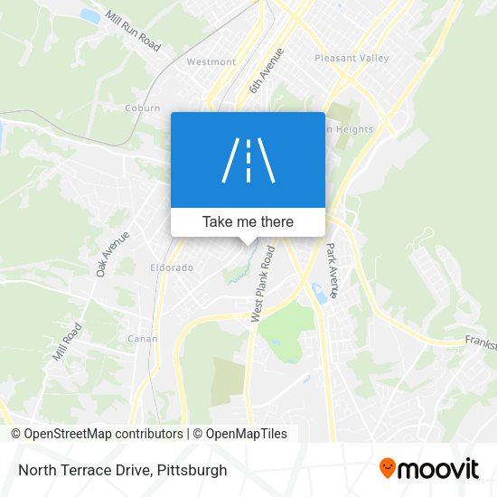 Mapa de North Terrace Drive