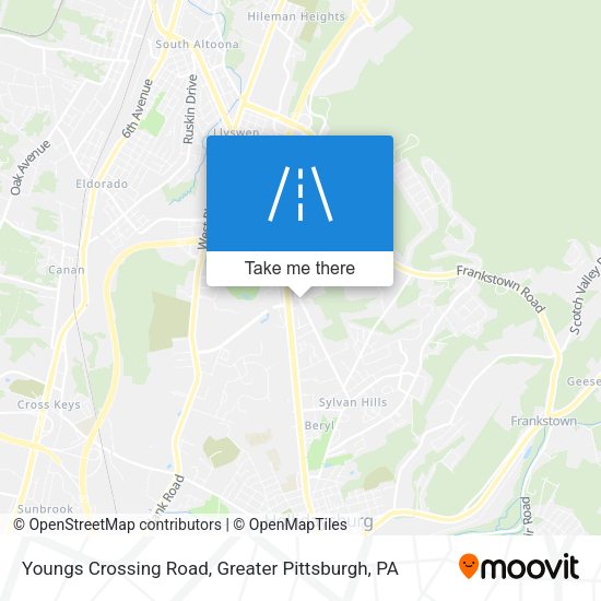 Mapa de Youngs Crossing Road