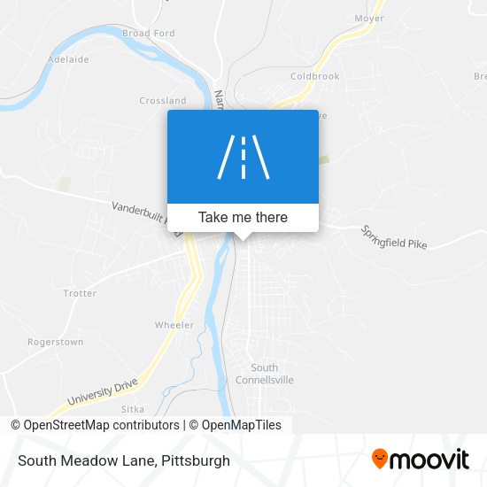 Mapa de South Meadow Lane