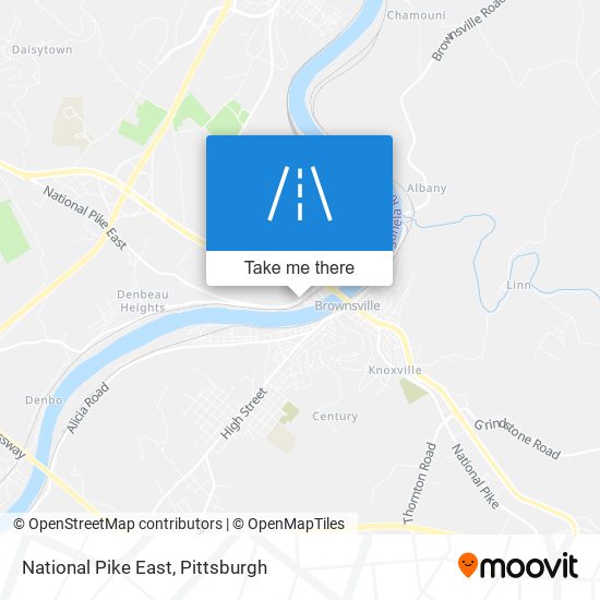 Mapa de National Pike East