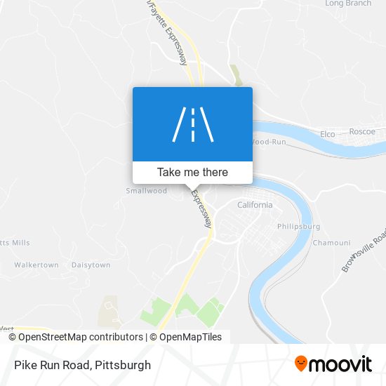 Pike Run Road map