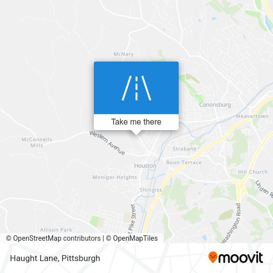 Mapa de Haught Lane