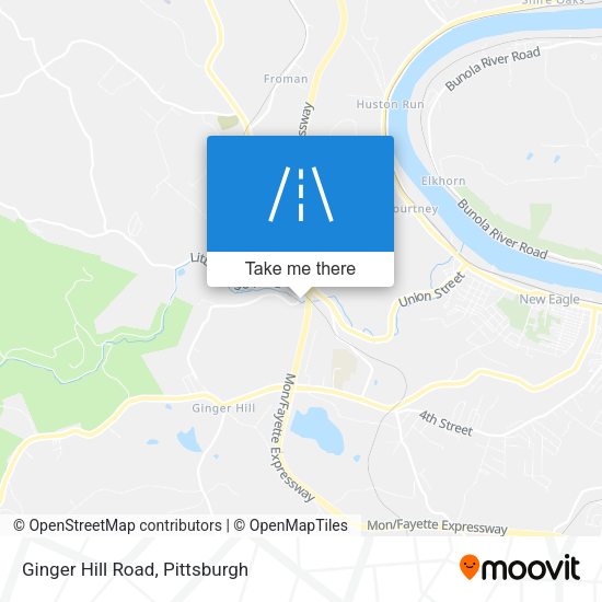 Ginger Hill Road map