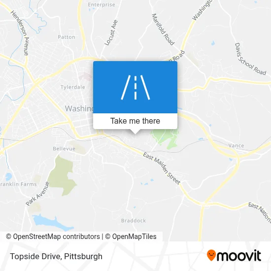 Topside Drive map