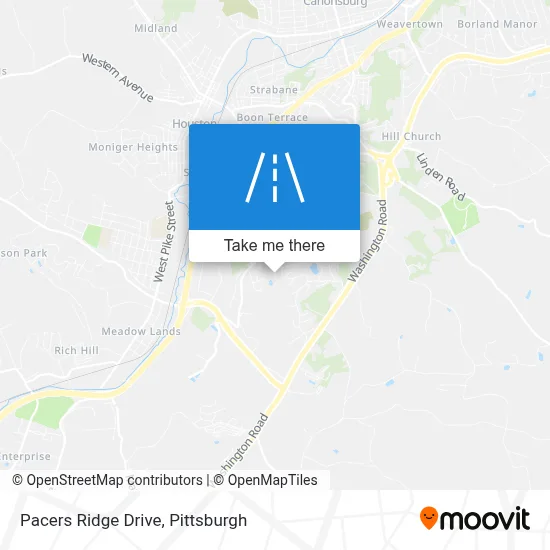 Pacers Ridge Drive map