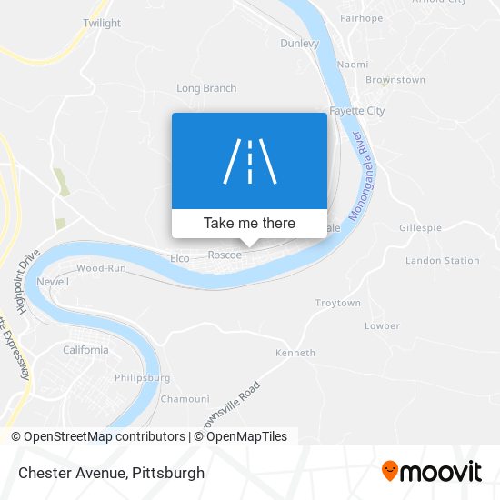 Mapa de Chester Avenue