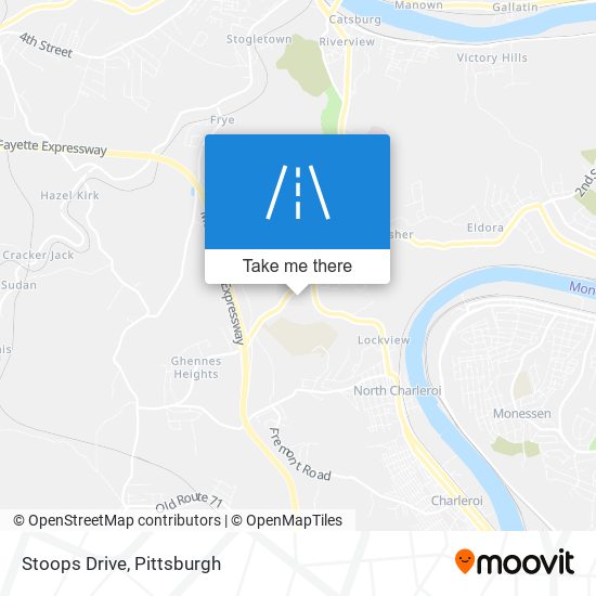 Stoops Drive map