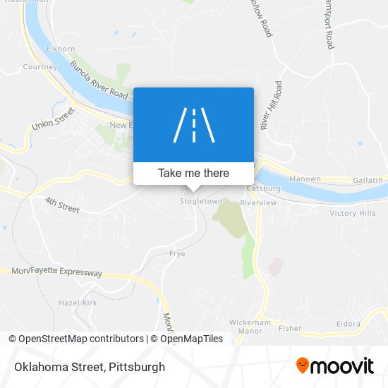 Oklahoma Street map