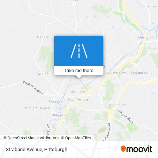 Strabane Avenue map