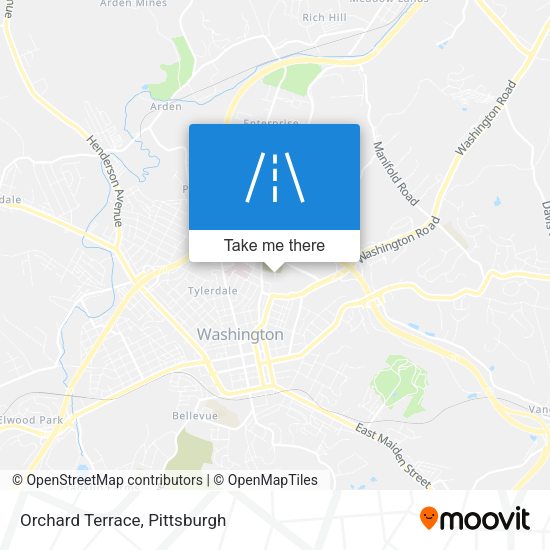 Orchard Terrace map