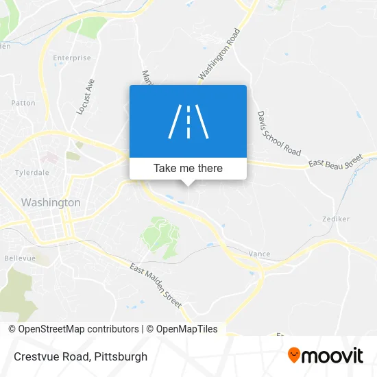 Crestvue Road map
