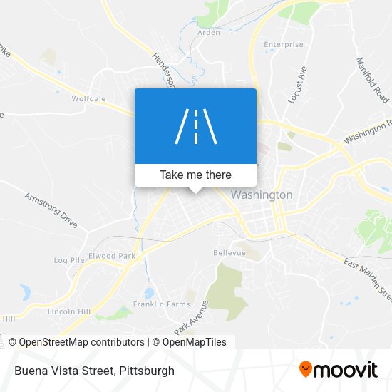Buena Vista Street map