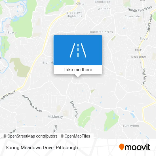 Spring Meadows Drive map