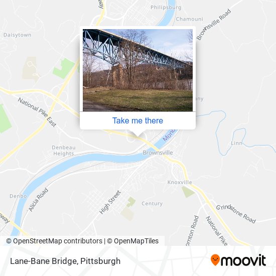 Lane-Bane Bridge map