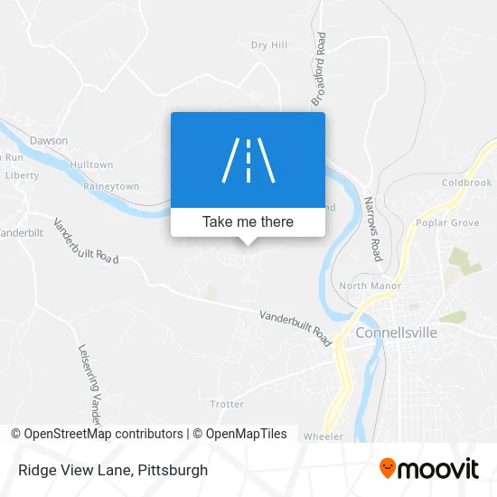 Ridge View Lane map