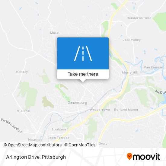 Arlington Drive map