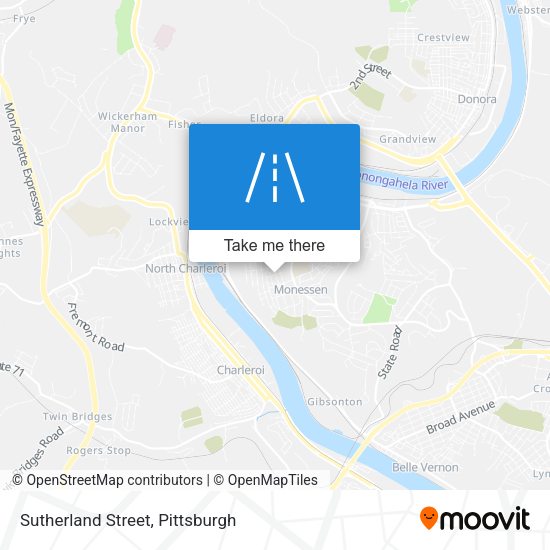 Sutherland Street map