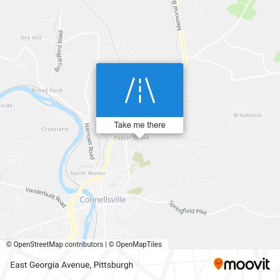 East Georgia Avenue map