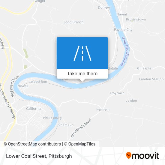 Lower Coal Street map