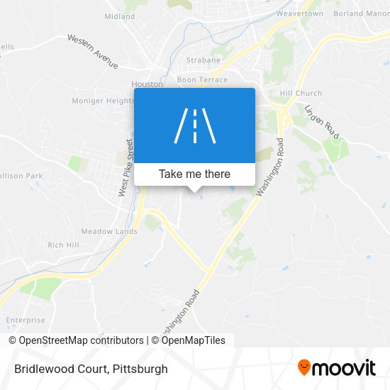 Mapa de Bridlewood Court