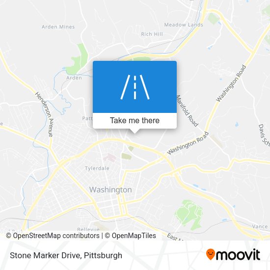 Mapa de Stone Marker Drive