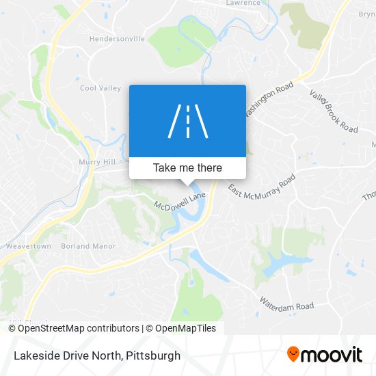 Mapa de Lakeside Drive North