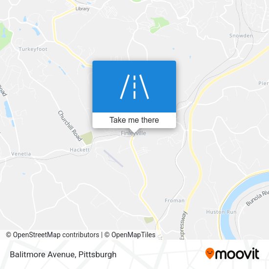 Balitmore Avenue map
