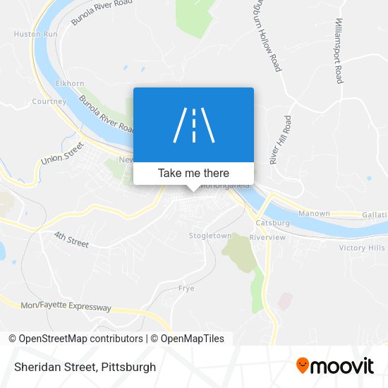 Sheridan Street map