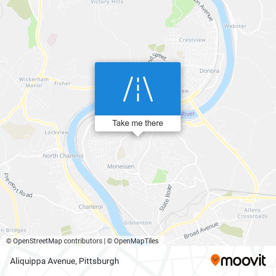 Aliquippa Avenue map