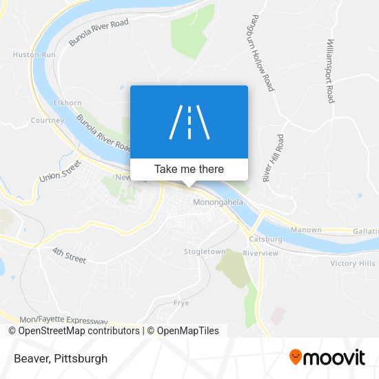 Mapa de Beaver