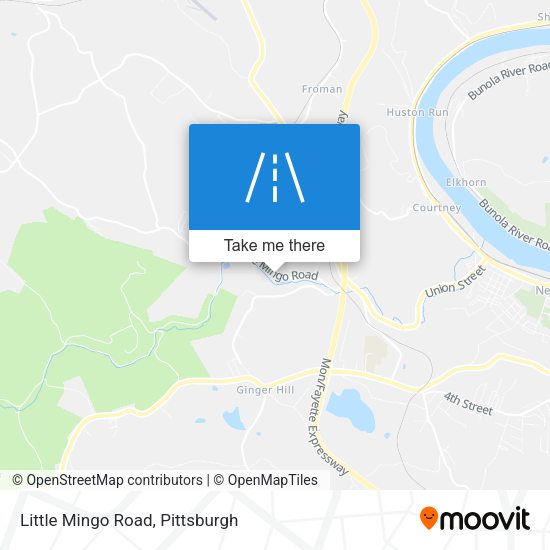 Mapa de Little Mingo Road