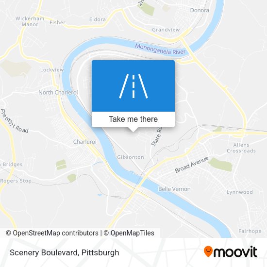 Scenery Boulevard map
